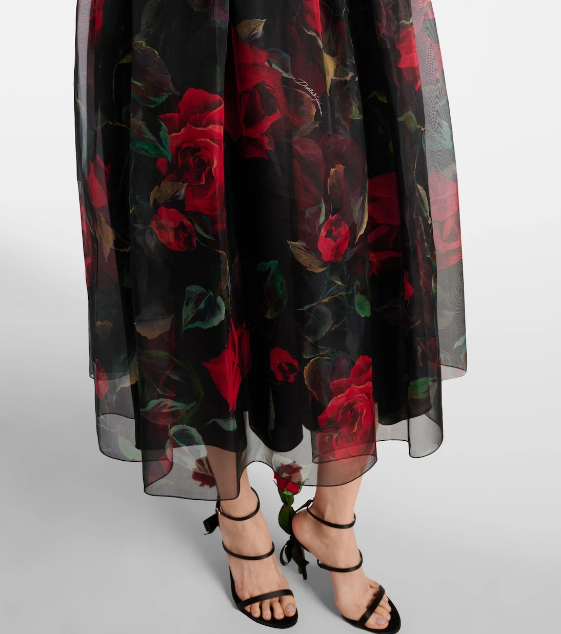 Dolce&Gabbana - Floral silk cocktail dress
