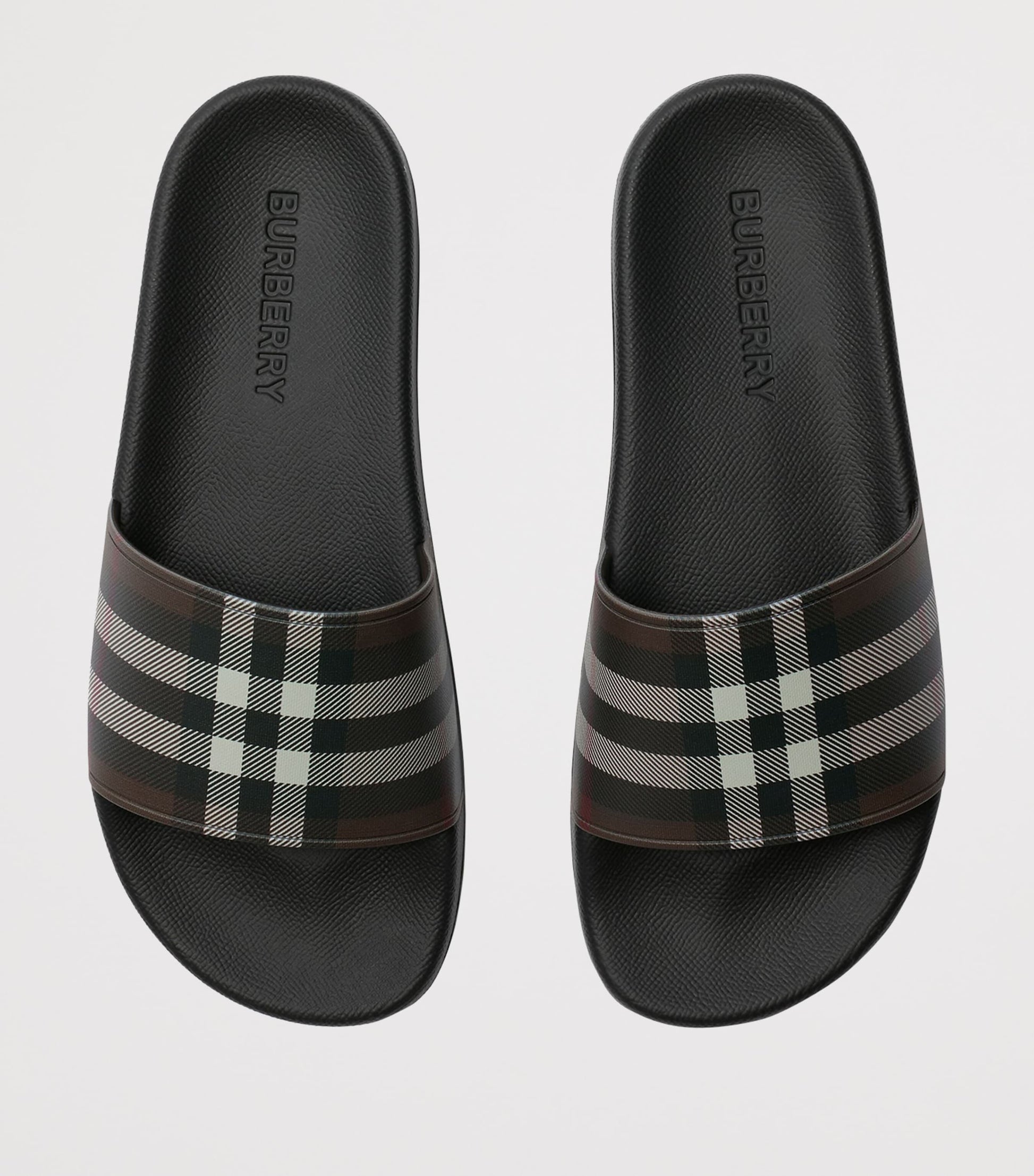 Brown Check Slides