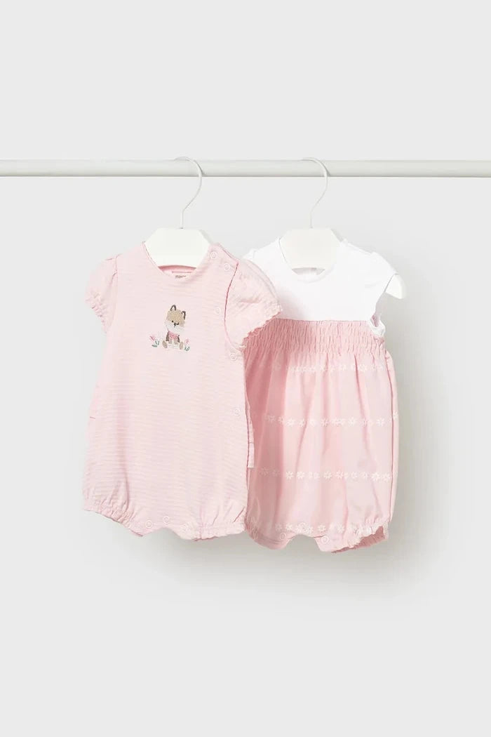 Бебешки къс гащеризон Mayoral Newborn (2 броя)