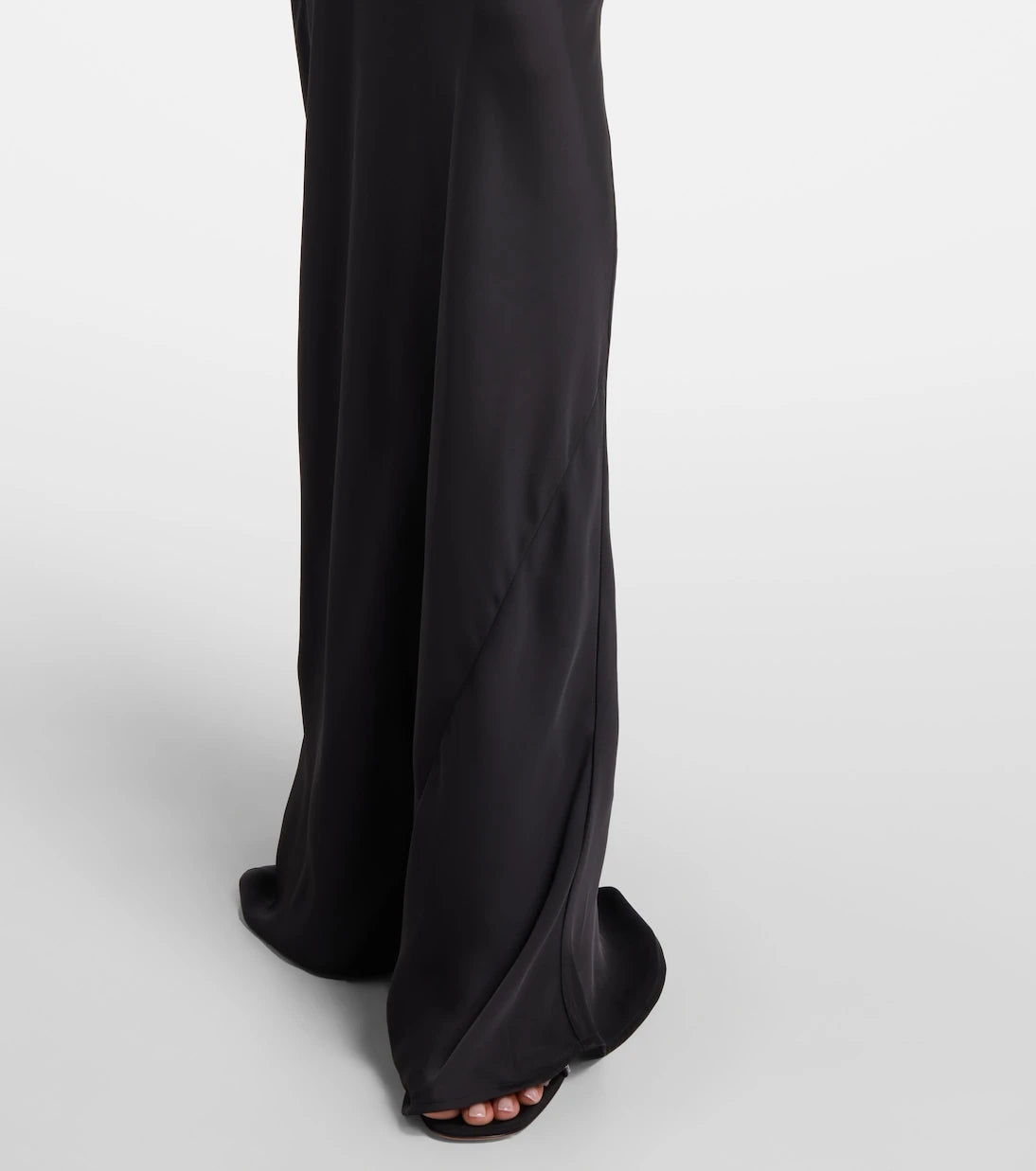 Rotate - Halterneck satin maxi dress