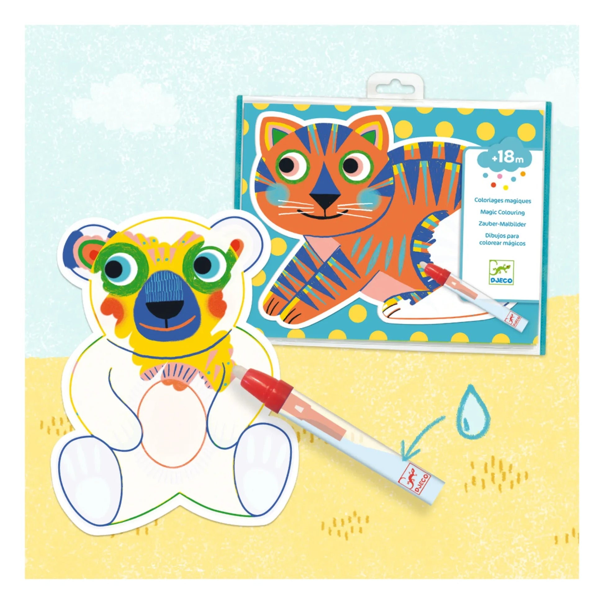Djeco - Animalo-Ma Magic Colouring Activity