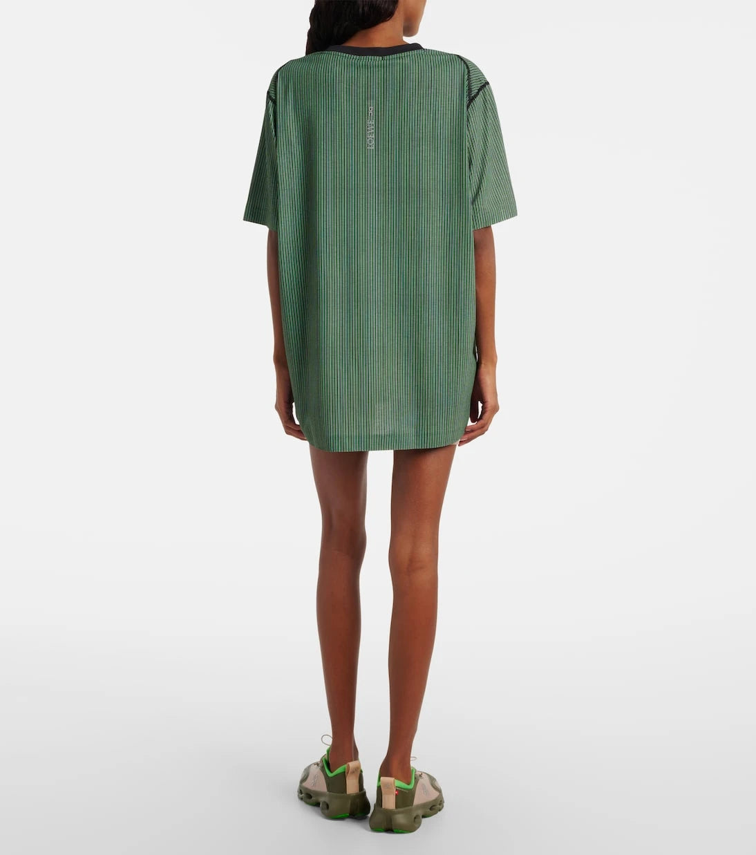 Loewe - x On embroidered striped T-shirt