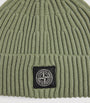 Virgin Wool Ribbed Beanie