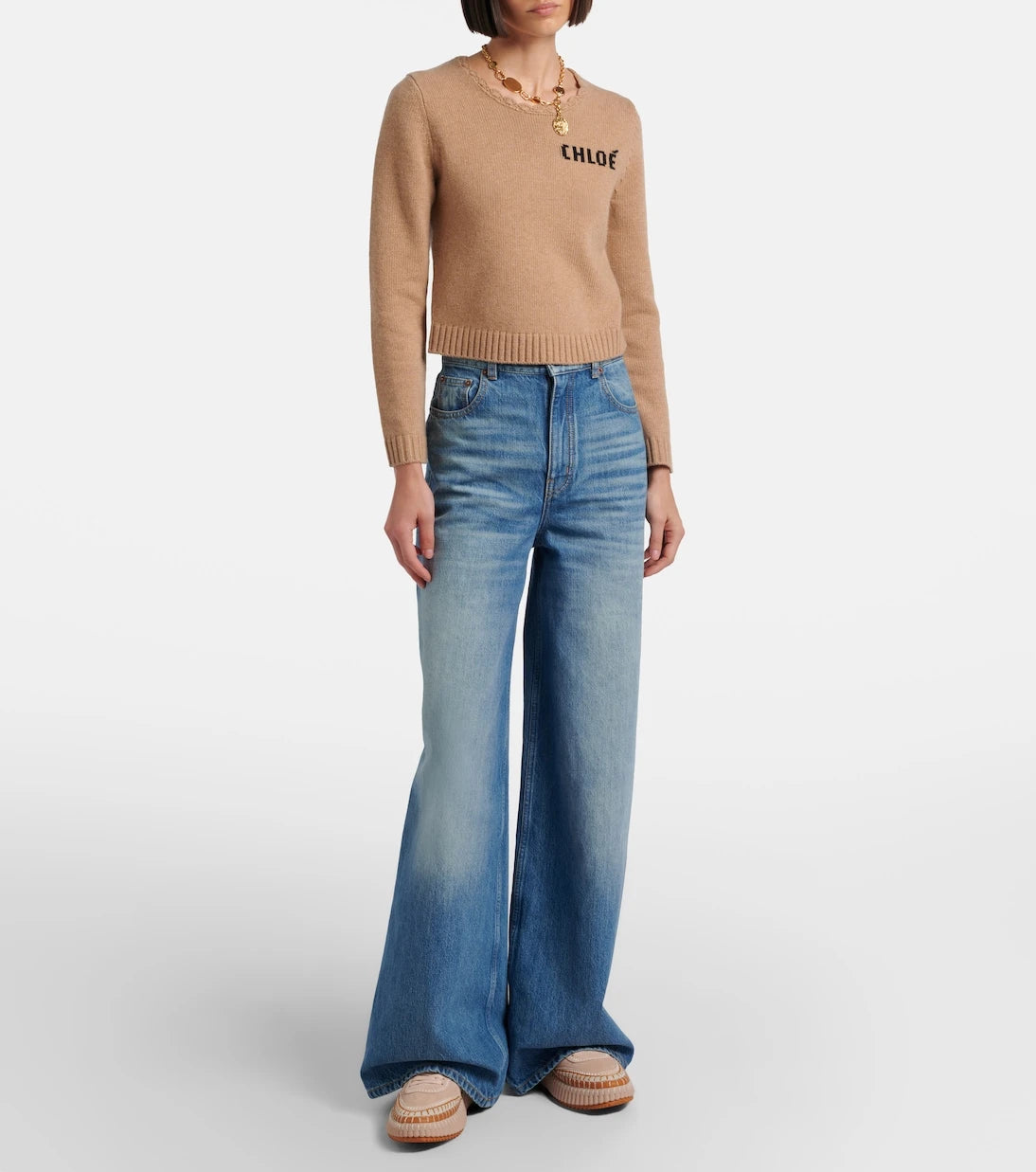 Chloé - Nama suede platform sneakers
