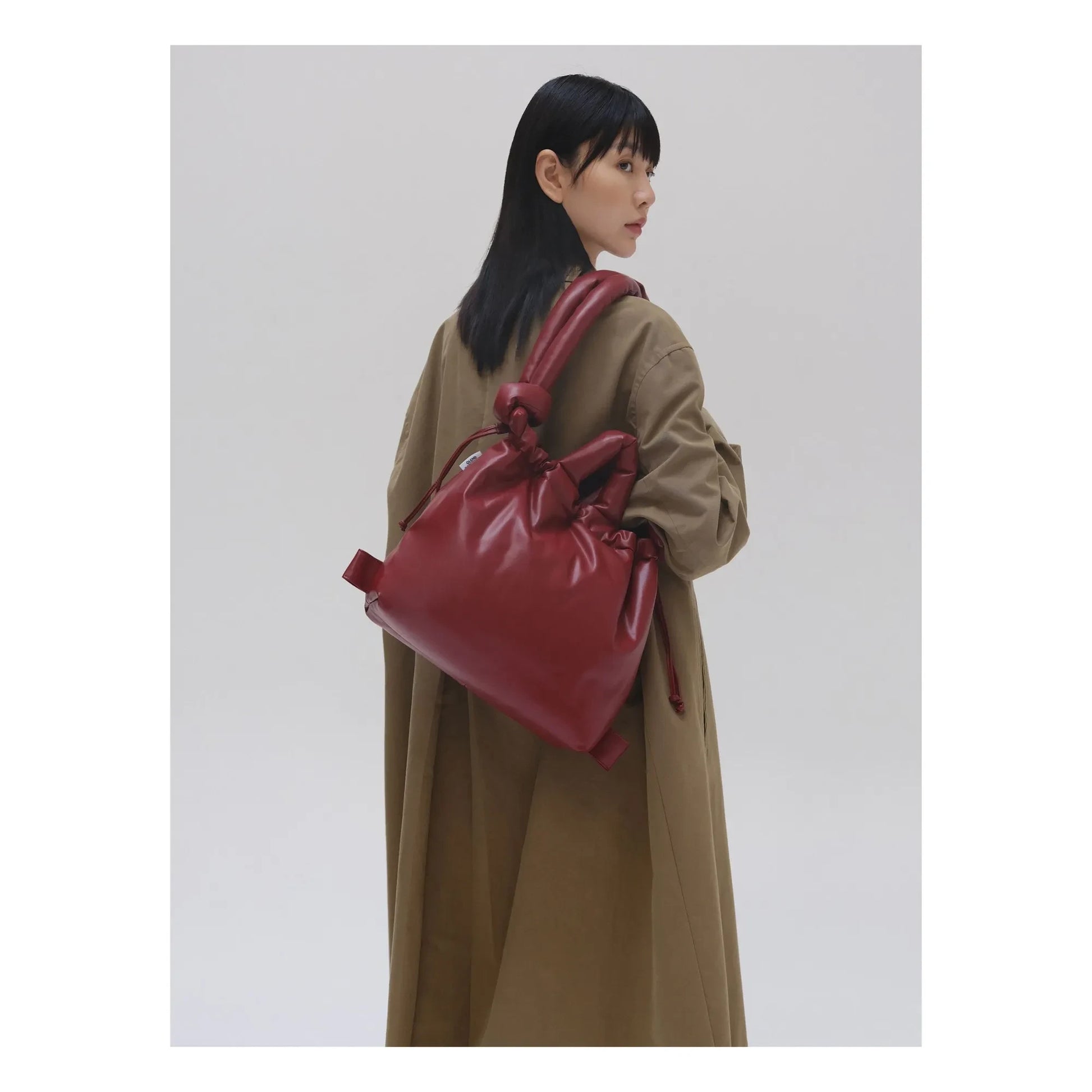Olend - Ona Vegan Leather Bag | Cherry red