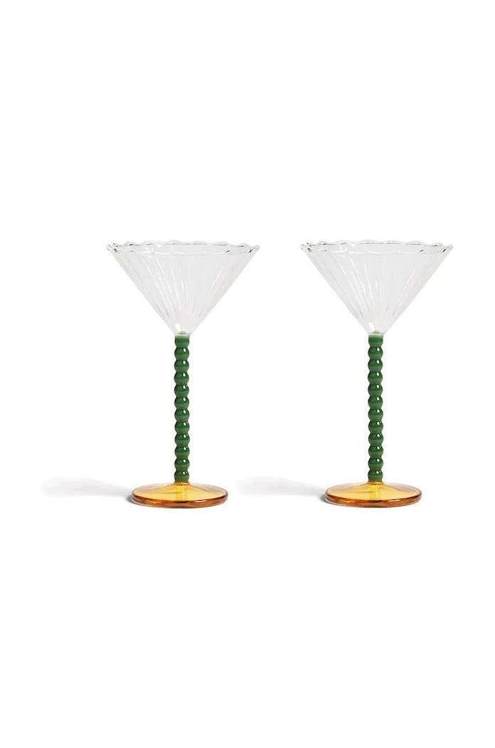 &k amsterdam Perle Set Şampanya Bardakları 150 ml (2'li)