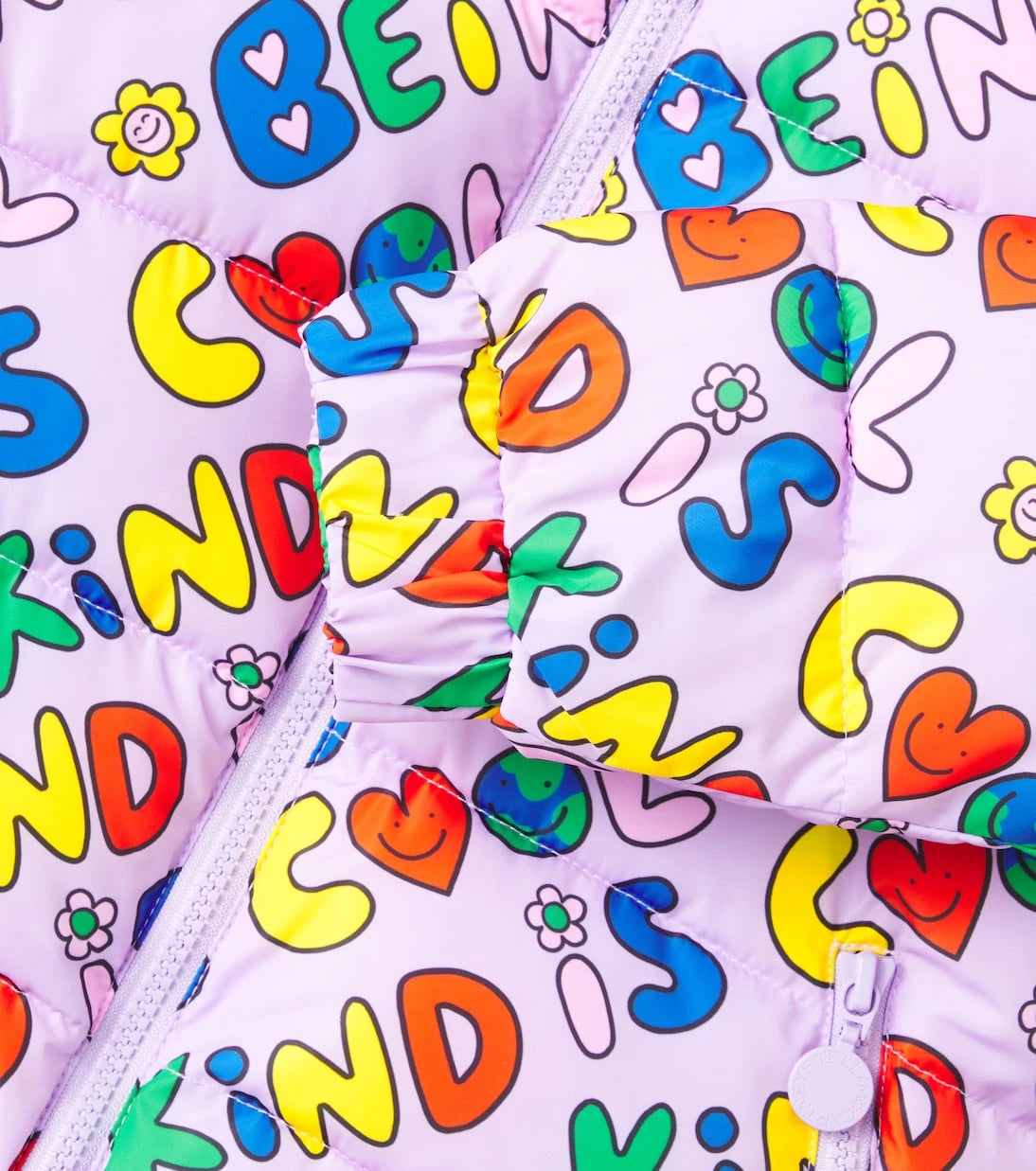 Stella McCartney Kids - جاكيت منفوخ مطبوع
