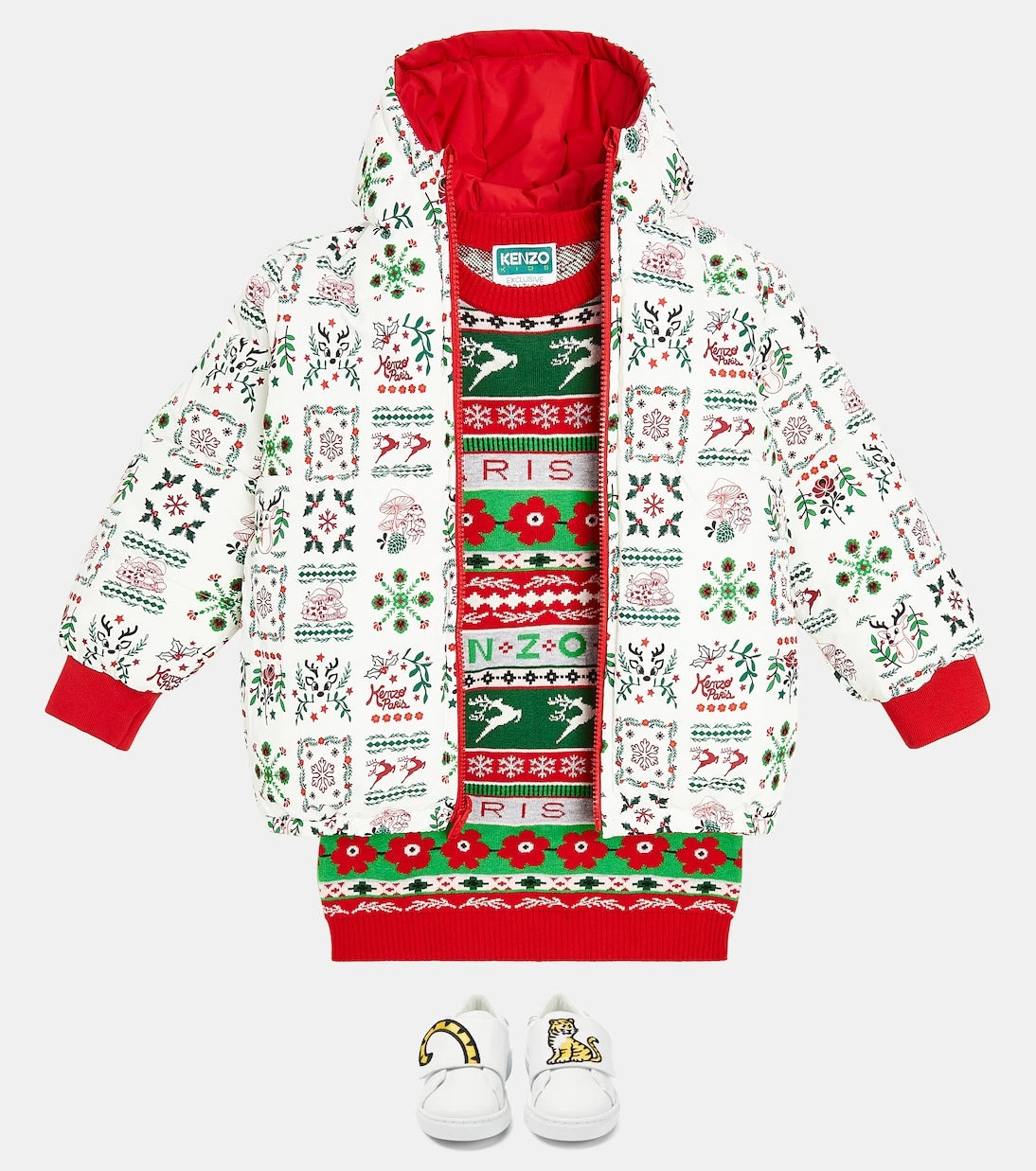Kenzo Kids - Reversible puffer jacket
