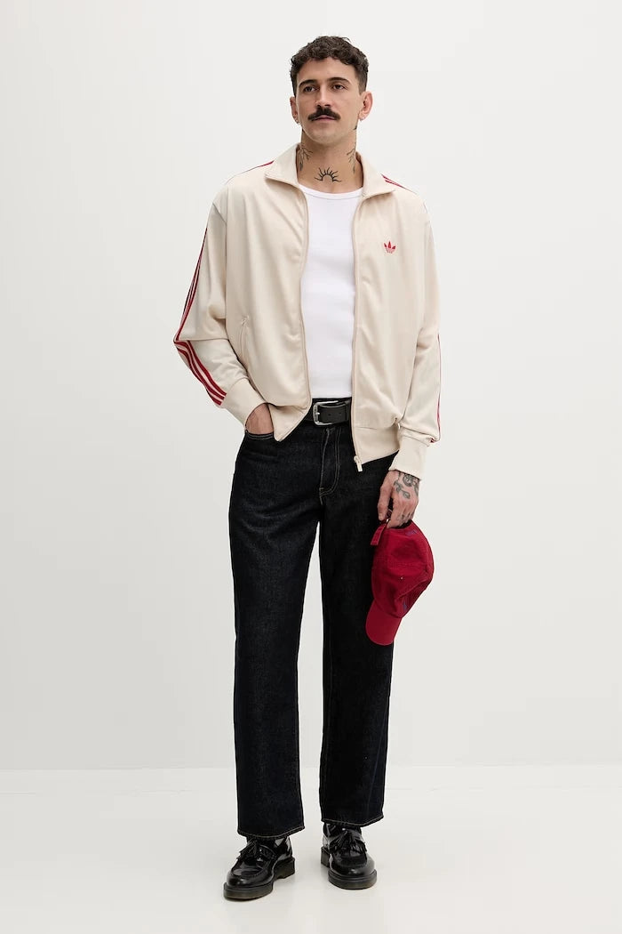 adidas Originals erkek Firebird fermuarlı sweatshirt