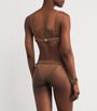 Faithfull the Brand Brown Frilled Esterel Bikini Bottoms