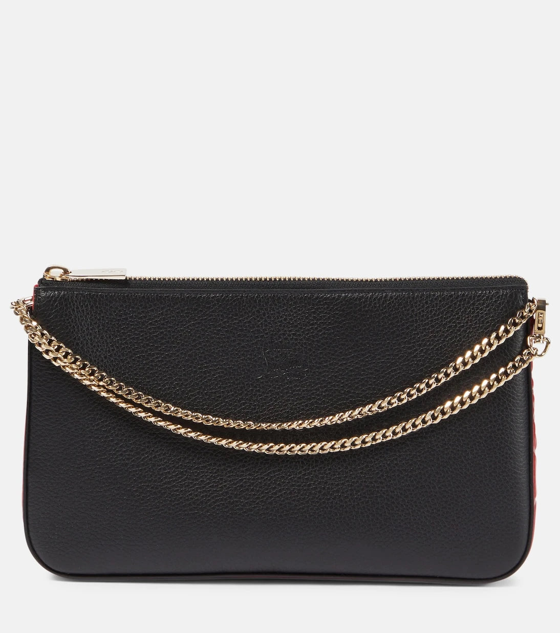 Christian Louboutin - Loubila leather clutch