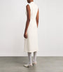NOMADISSEM White Wool-Blend Midi Dress