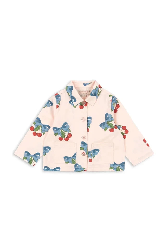 Детско памучно яке Konges Sløjd FRANKIE SHIRT JACKET GOTS