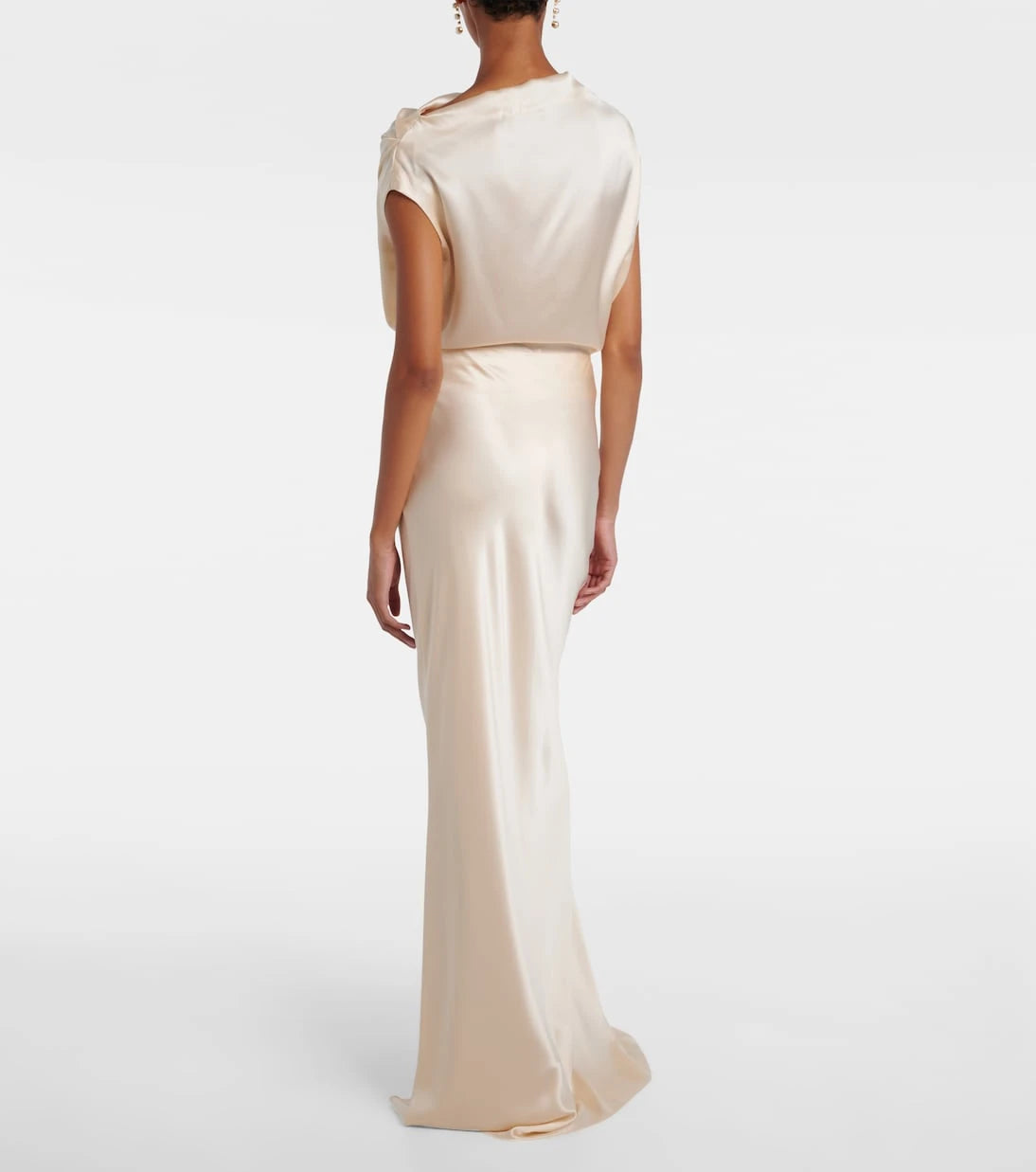 The Sei - Silk satin maxi skirt