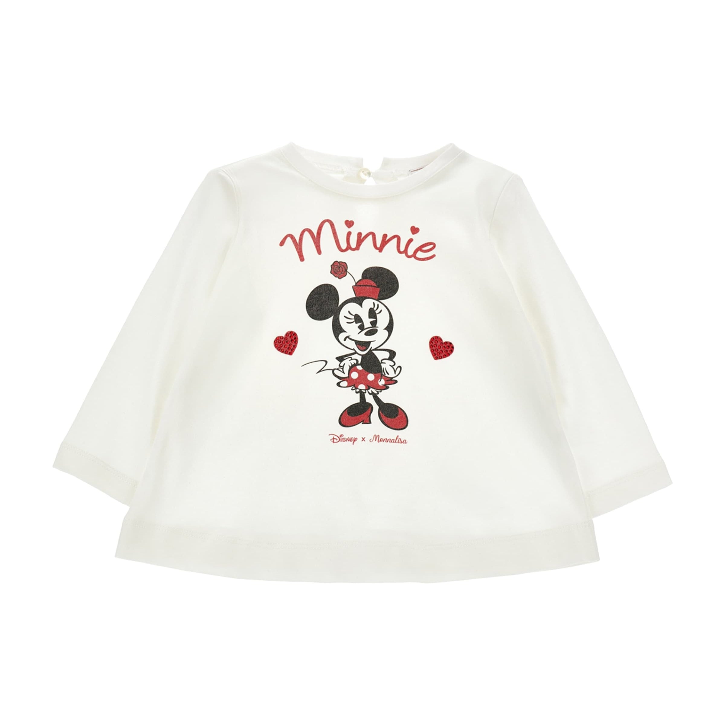 Monnalisa x Disney Rhinestone Minnie Mouse T-Shirt (3-36 Months)