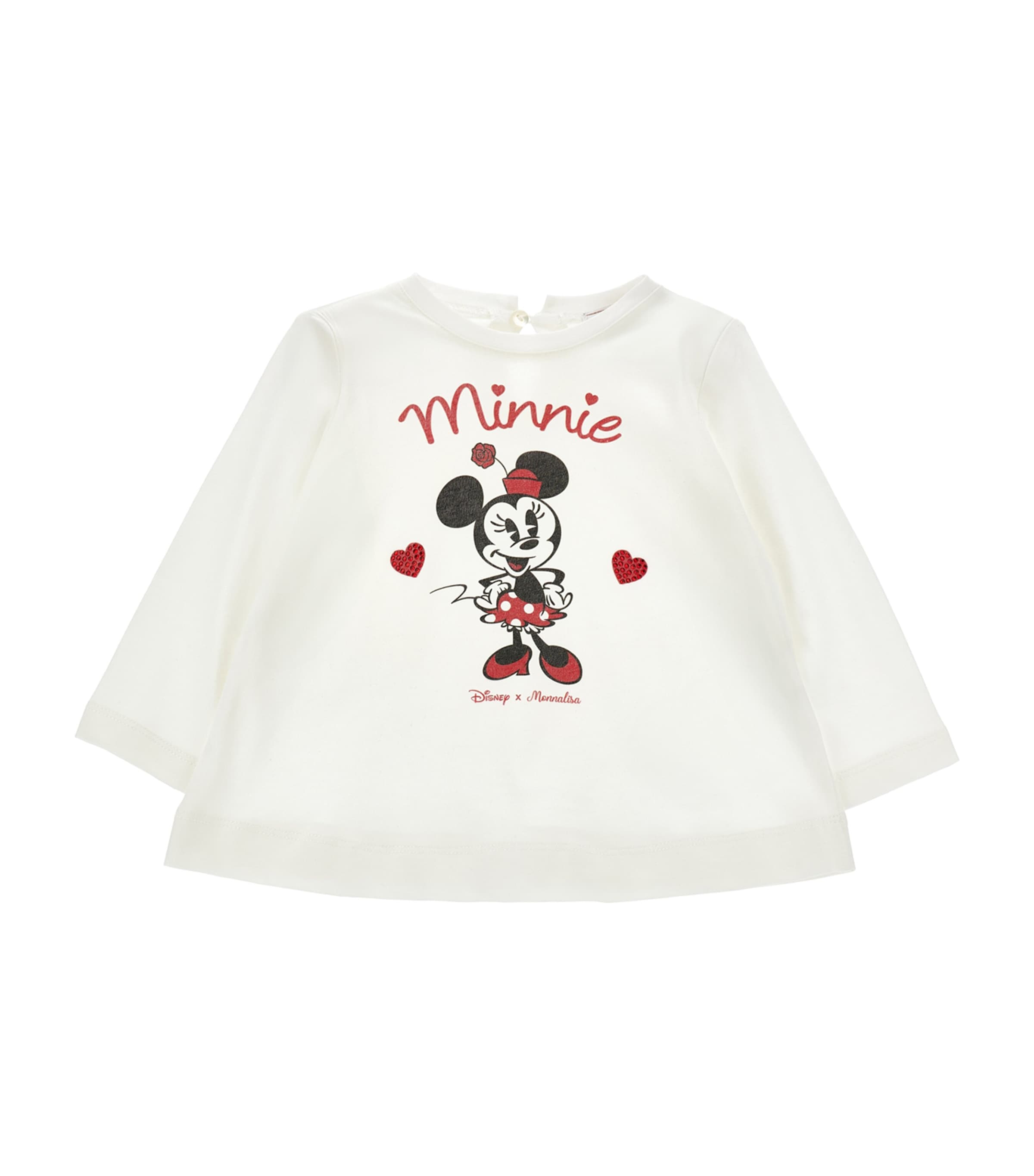Monnalisa x Disney Rhinestone Minnie Mouse T-Shirt (3-36 Months)