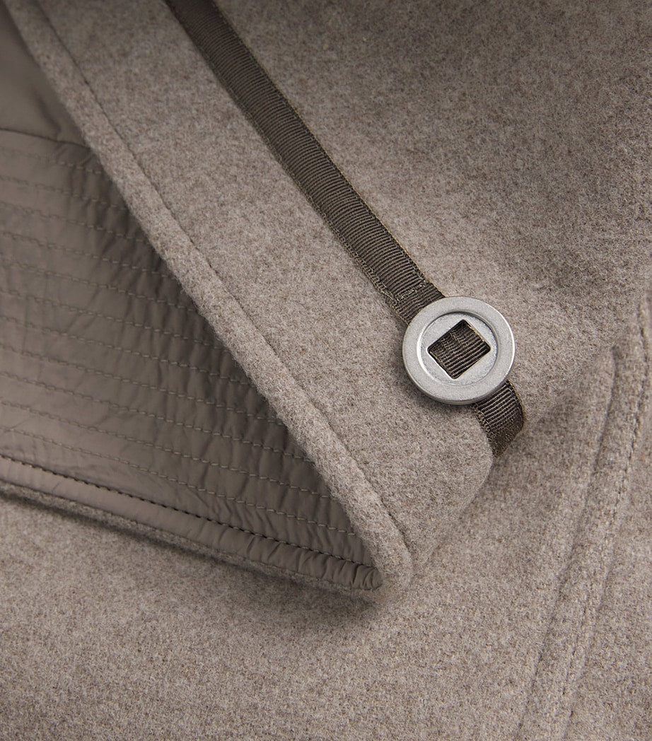 Brown Wool-Blend Mila Coat