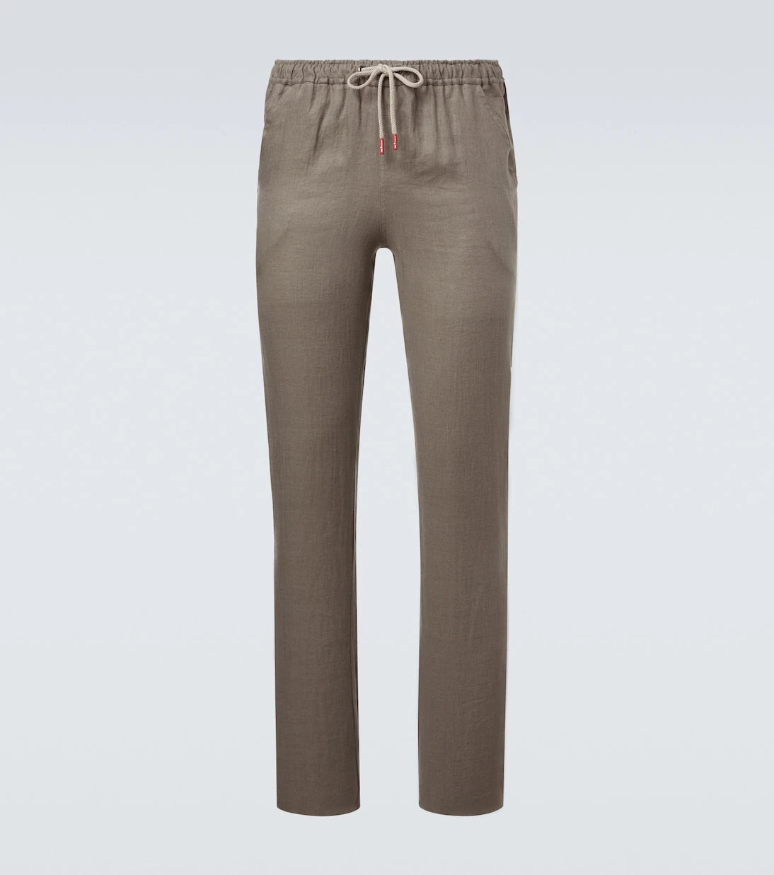 Kiton - Linen slim pants