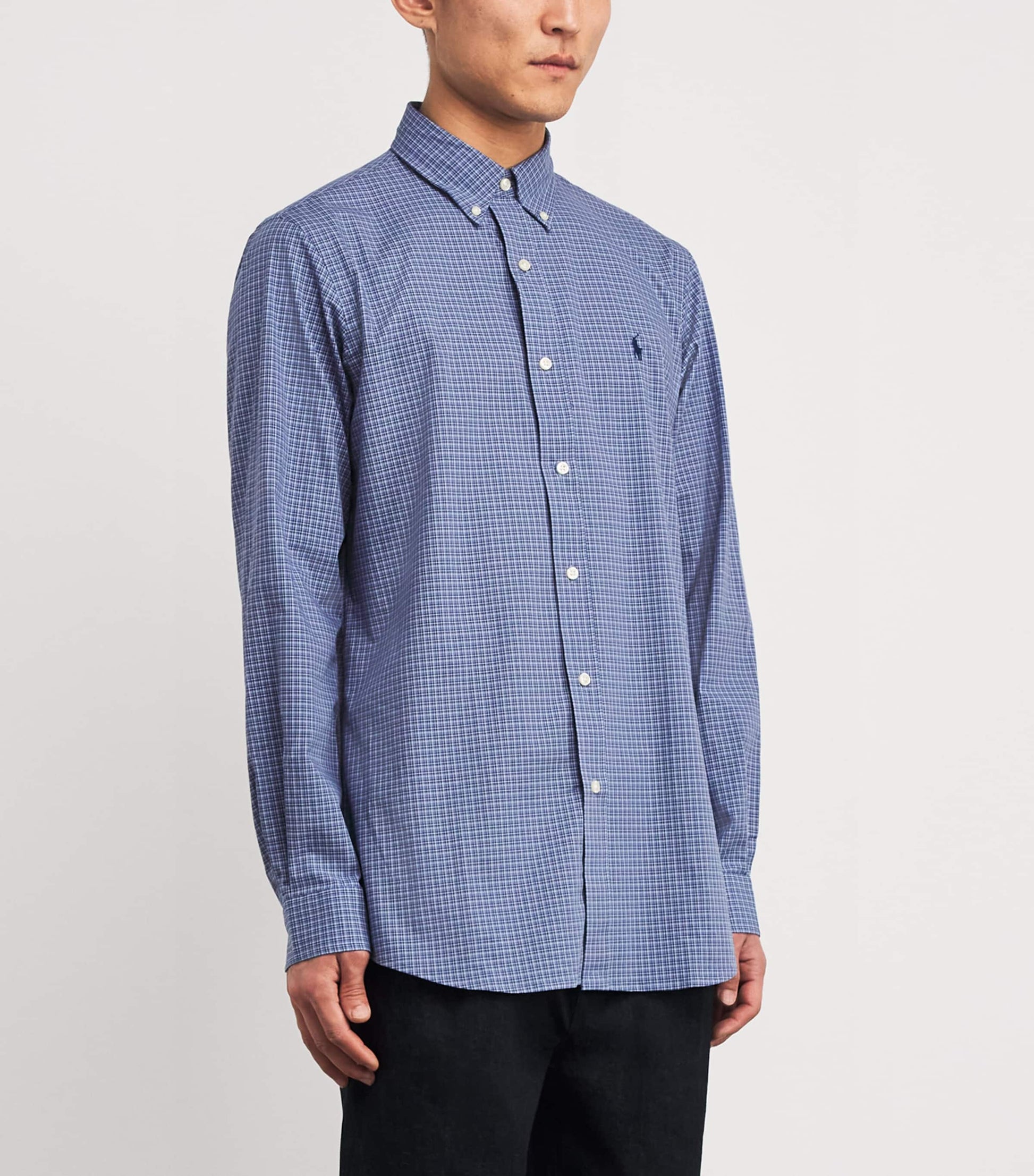 Cotton Poplin Check Shirt