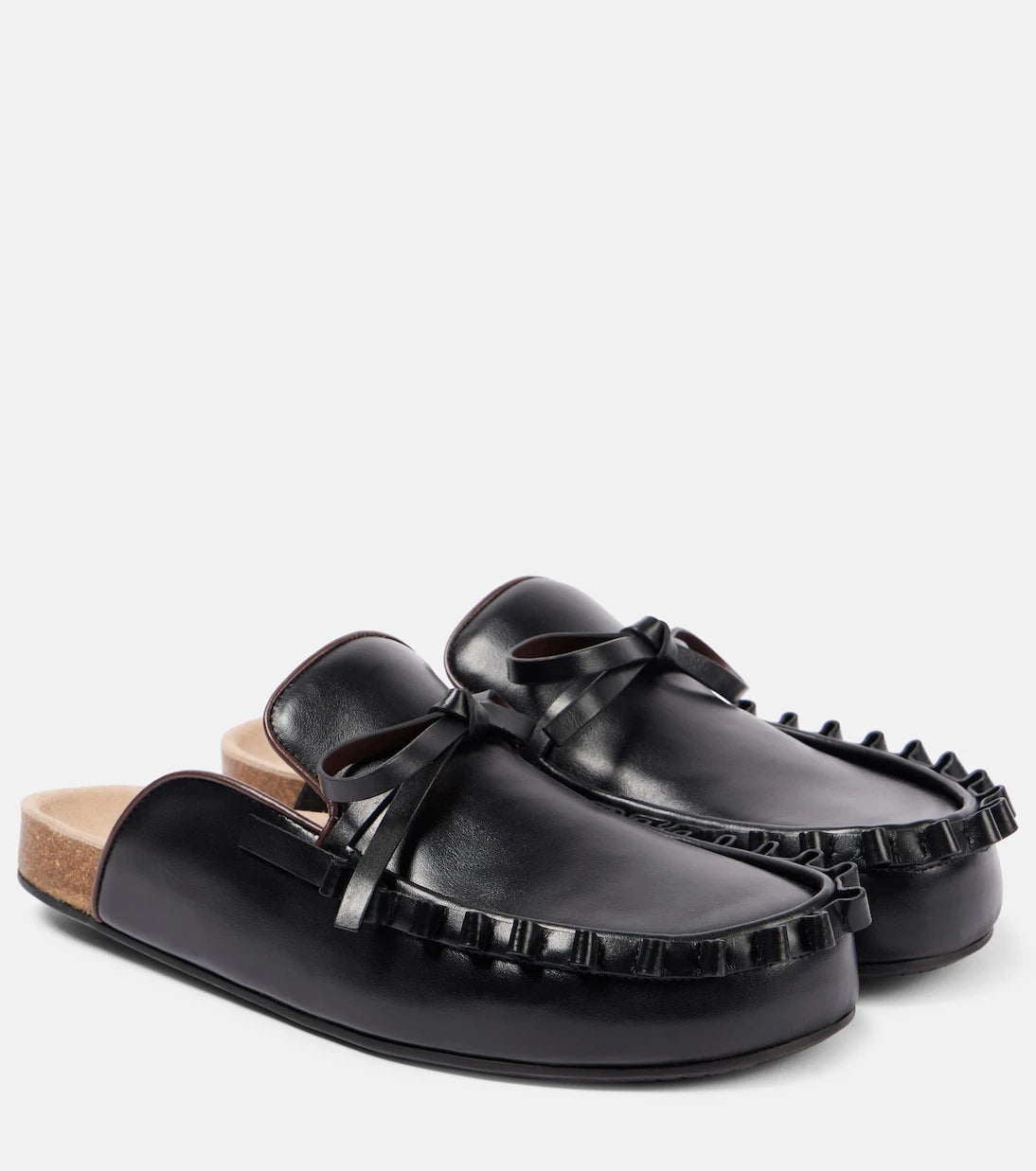 JW Anderson - Ruffled leather mules