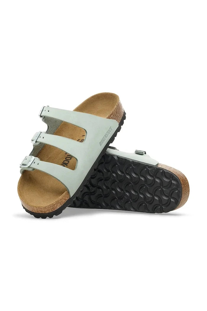 Birkenstock чехли дамски от набук Florida