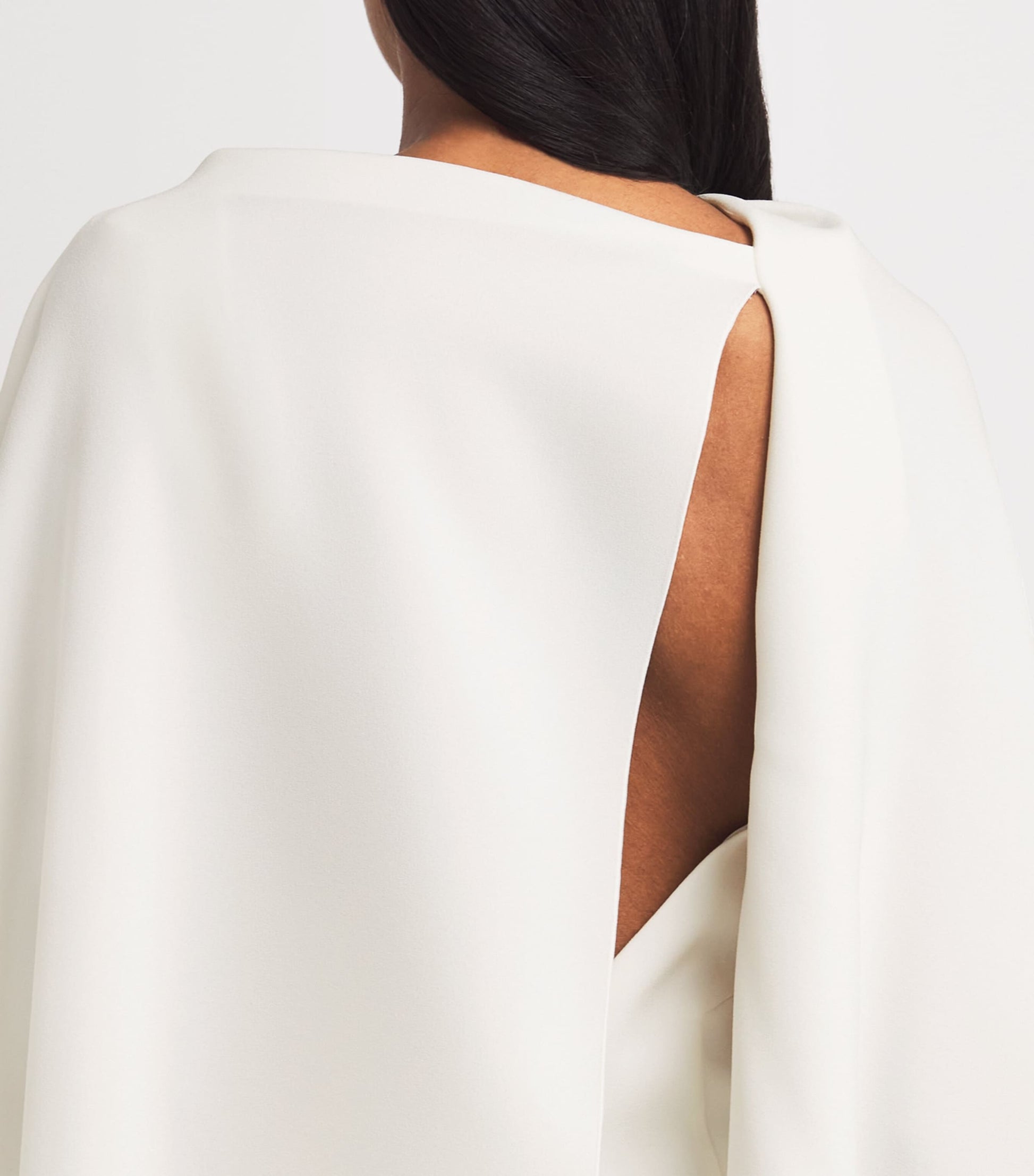 Roksanda Ivory Silk Bridal Demetria Midi Dress