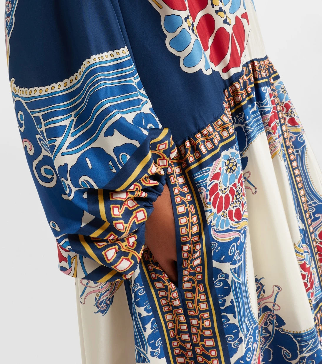 La DoubleJ - Vesta printed silk maxi dress