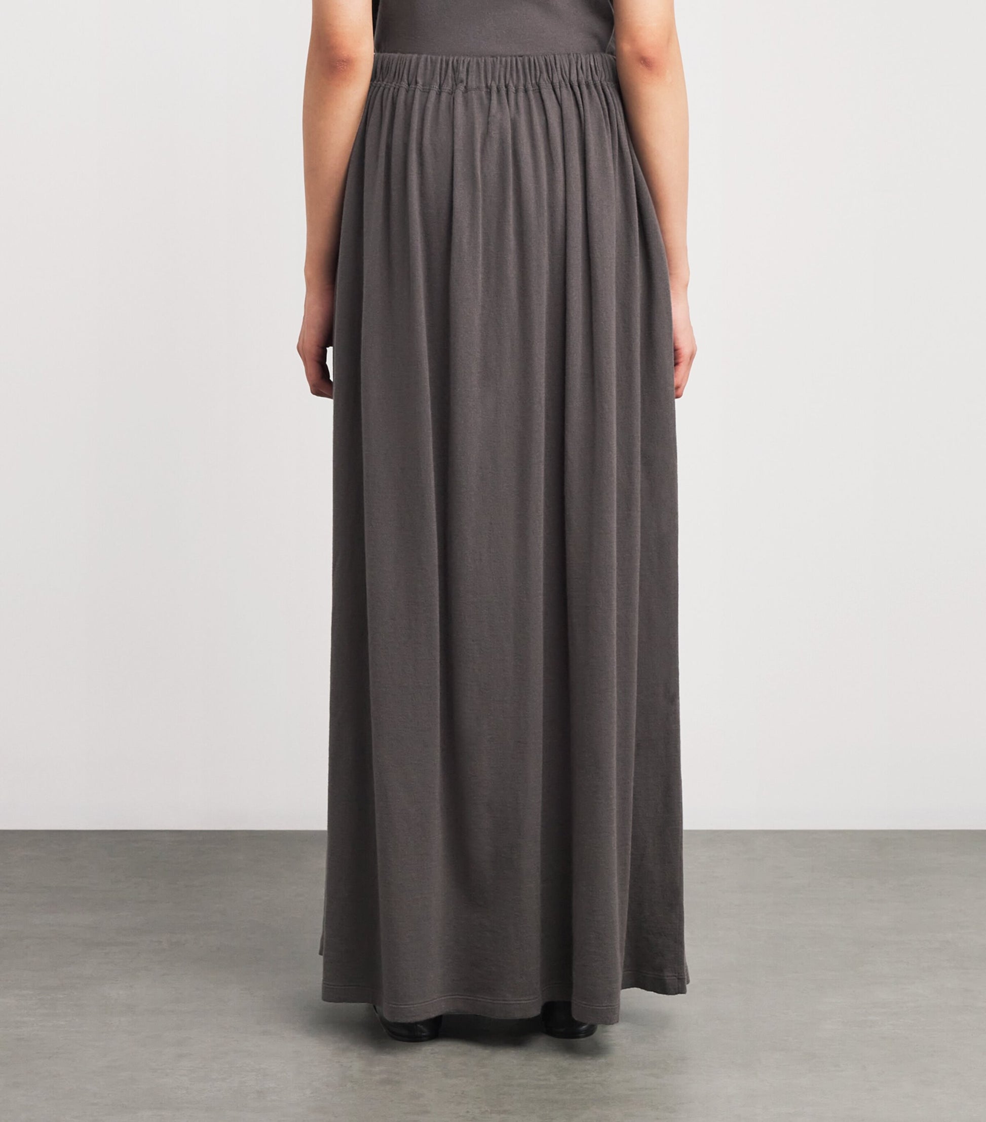 Cotton-Cashmere Mary Maxi Skirt