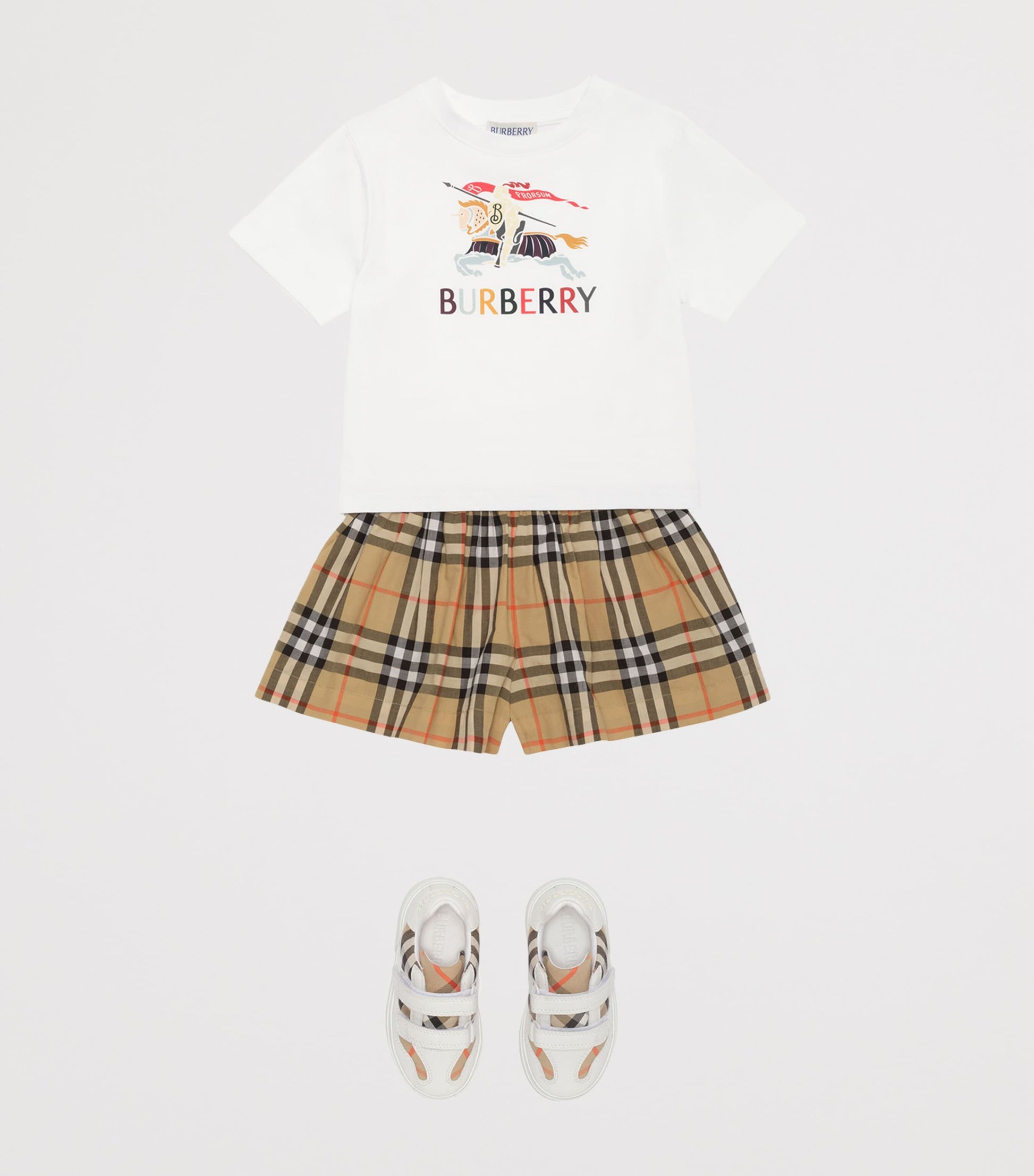 Burberry Kids Cotton EKD T-Shirt (3 Months- 3 Years)