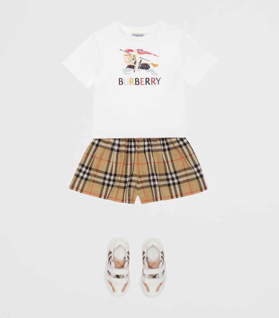 Burberry Kids Cotton EKD T-Shirt (3 Months- 3 Years)