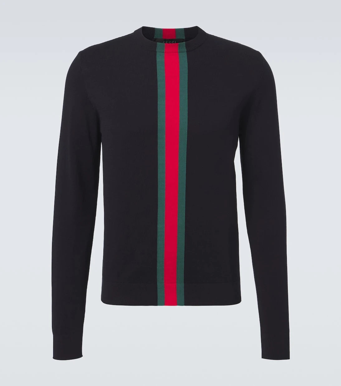 Gucci - Web Stripe cotton sweater