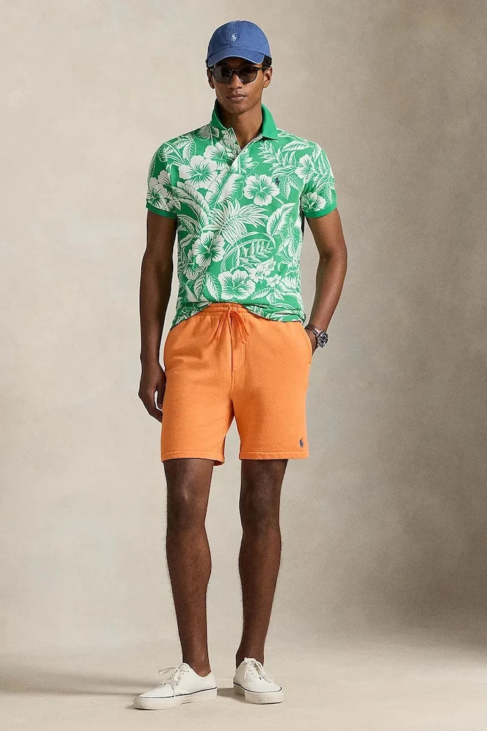 Памучна тениска с яка Polo Ralph Lauren