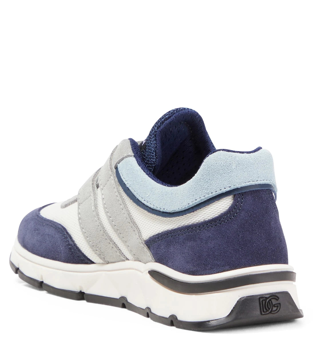 Dolce&Gabbana Kids - DG suede-trimmed sneakers