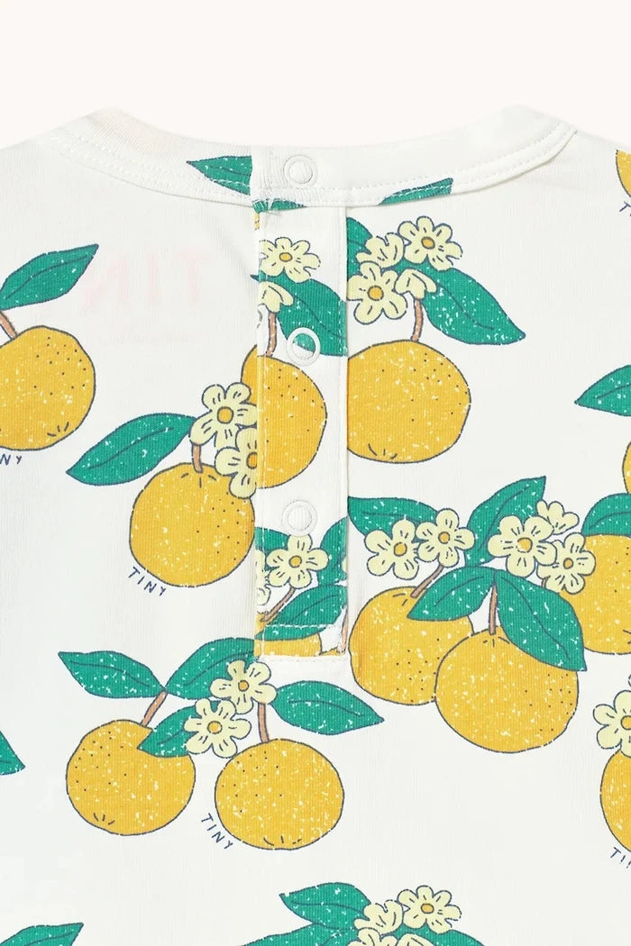 Бебешка тениска Tinycottons ORANGES KNITTED BABY TEE