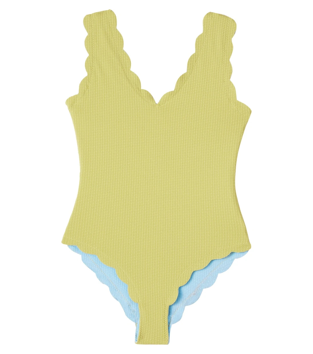 Marysia Bumby - Charleston reversible scalloped swimsuit