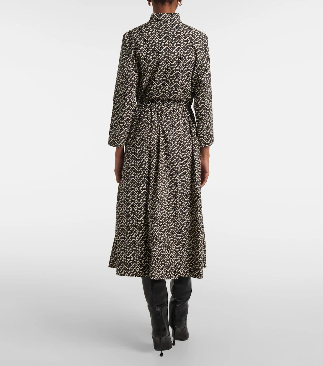 Tory Burch - Printed cotton poplin shirt dress