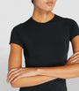 Skims Black Soft Smoothing T-Shirt
