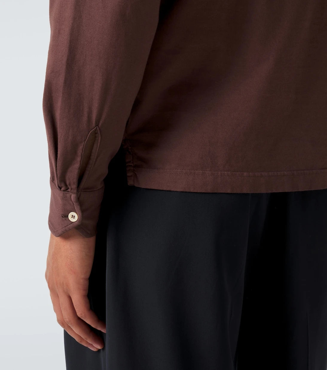 Fedeli - Cotton piqué polo shirt