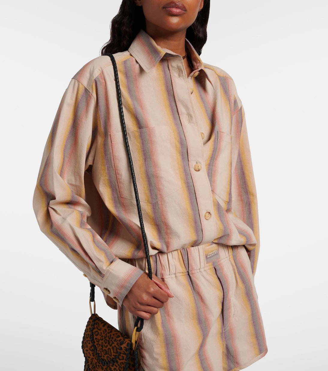 Isabel Marant - Mahvane striped cotton shirt