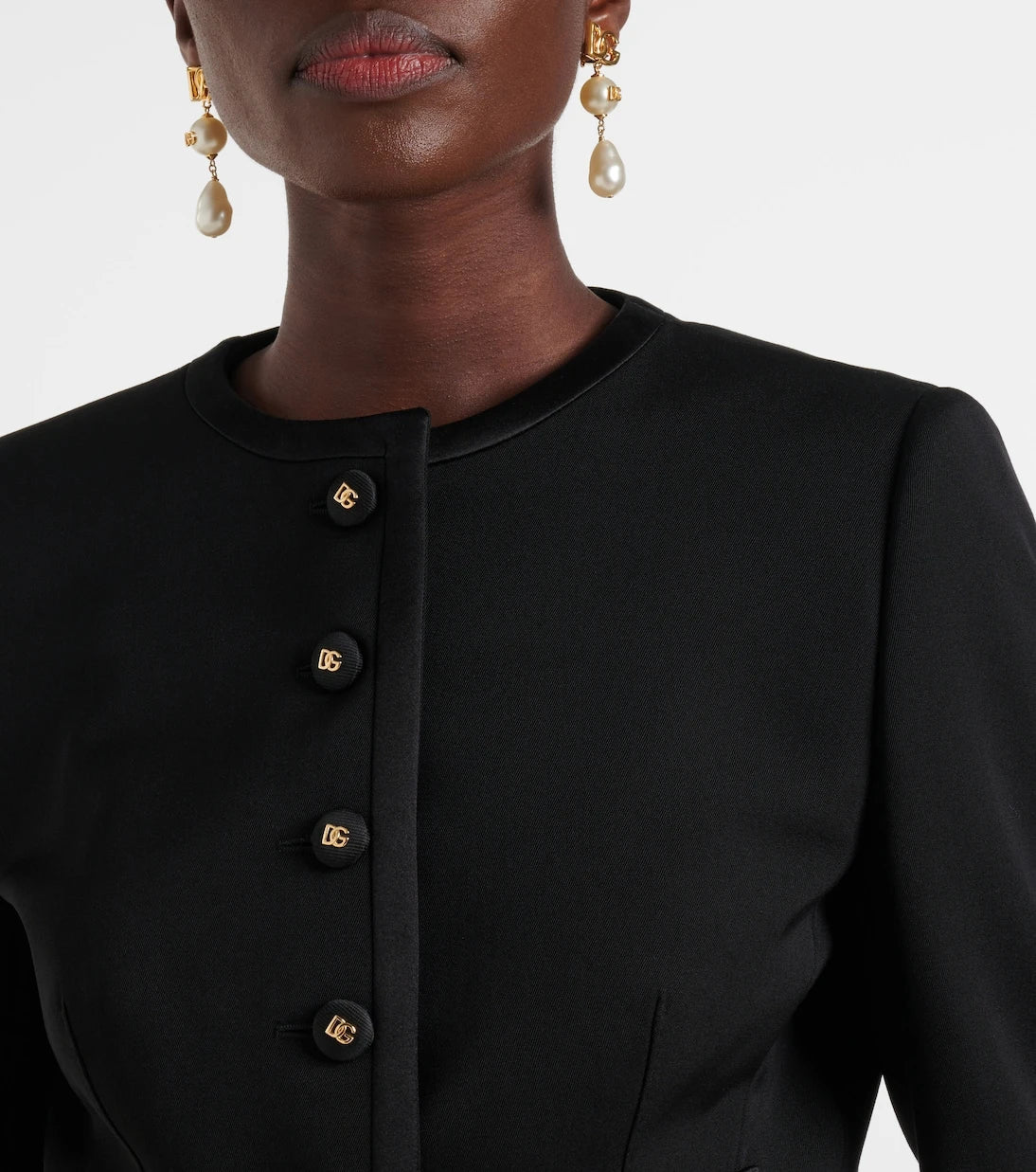 Dolce&Gabbana - Cropped wool-blend jacket
