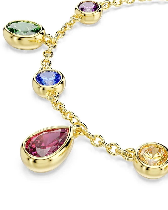 Swarovski kadın altın kaplama zirkonlu bileklik IMBER