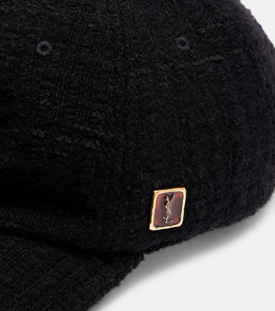 Saint Laurent - Wool tweed baseball cap
