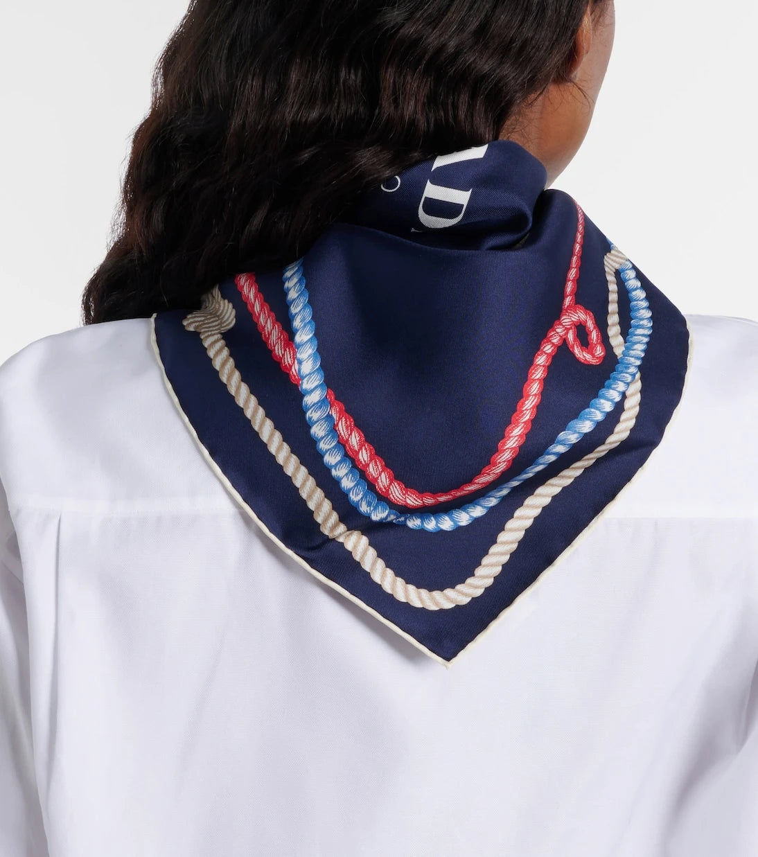 Prada - Printed silk twill scarf