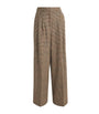 Barbour Multi Wool Tweed Sophia Wide-Leg Trousers