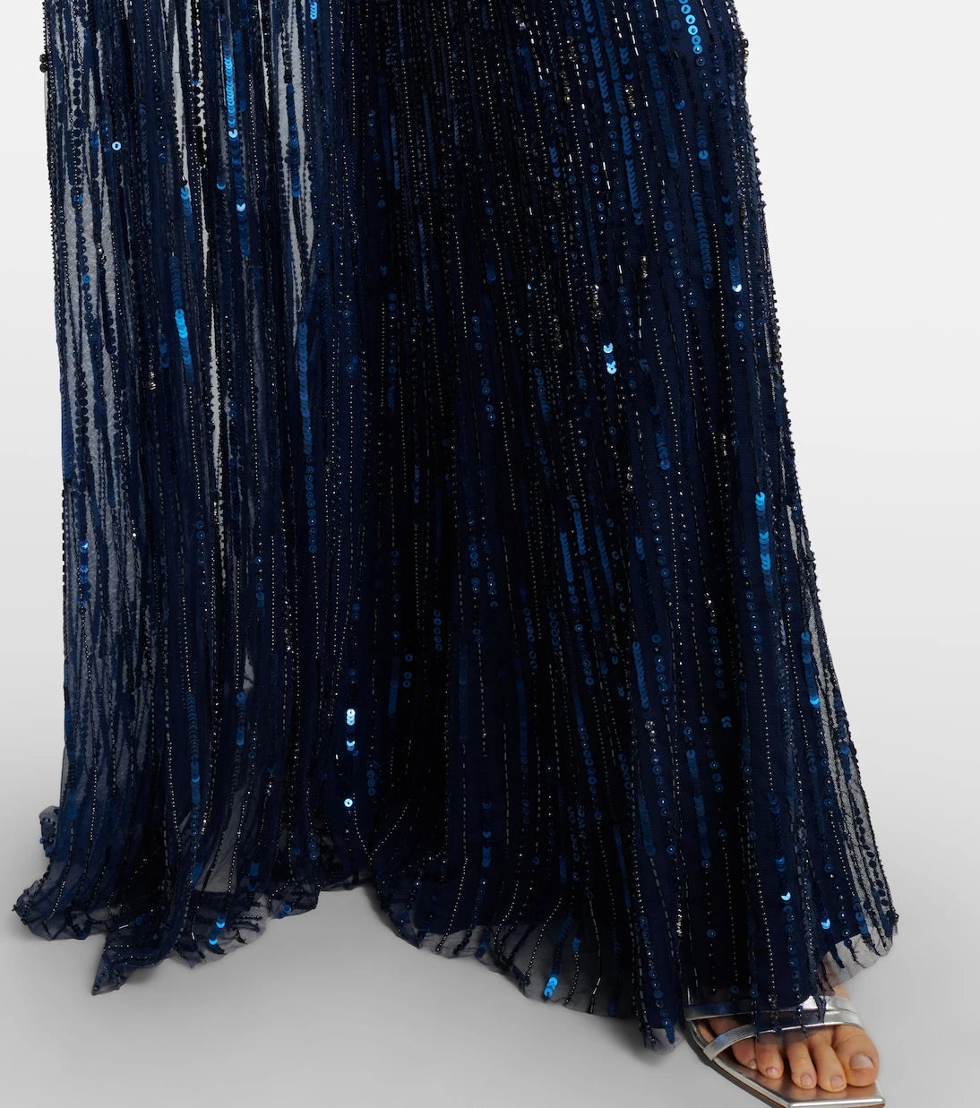 Jenny Packham - Luella fringed sequined gown