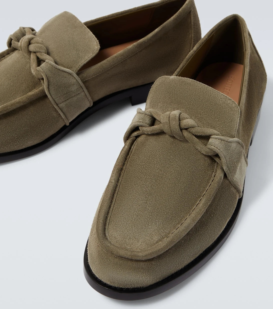 Bottega Veneta - Astaire Knot suede loafers