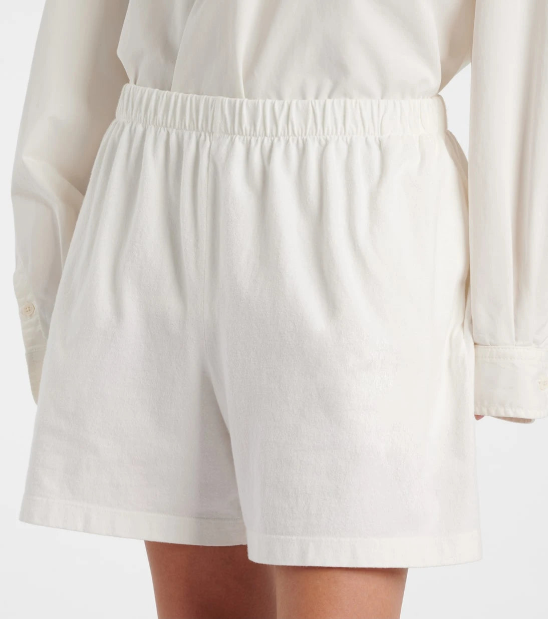 The Row - Gunty cotton shorts