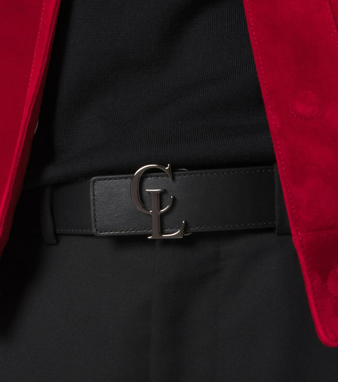 Christian Louboutin - CL reversible leather belt