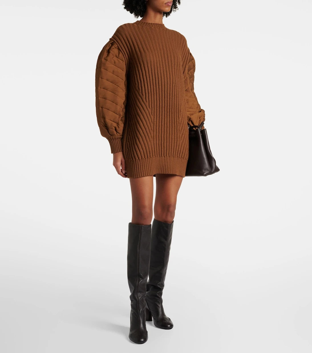 Max Mara - Ottuso ribbed-knit virgin wool minidress