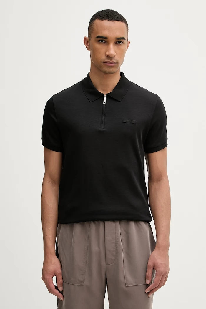 Calvin Klein тениска с яка мъжка от памук
